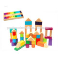 12 Formes en bois Ensemble de jouets pour la maternelle 60pcs Kid Blocks